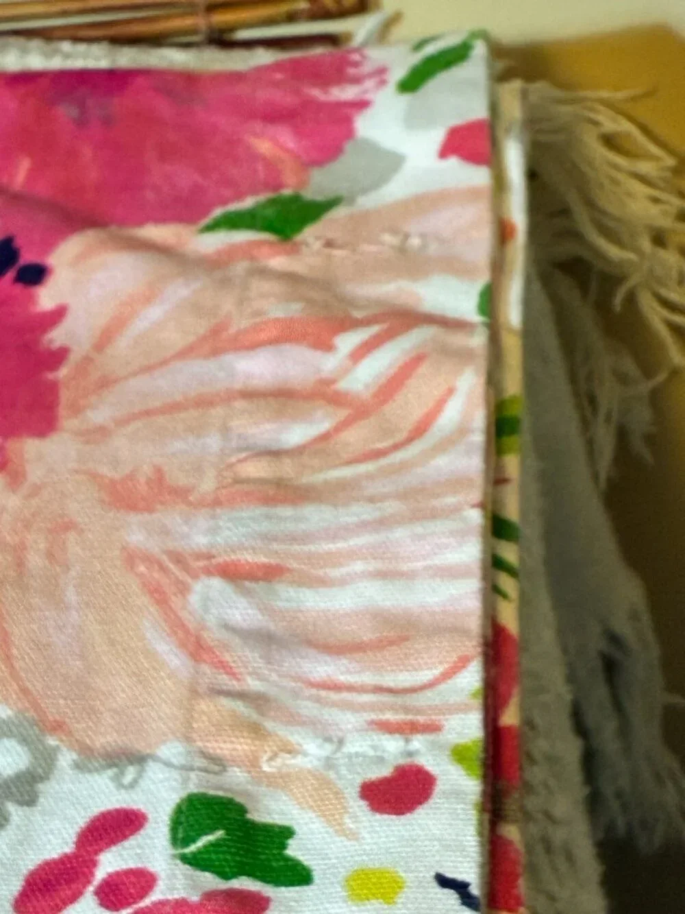 Kate Spade Dahlia Floral Cotton Shower Curtain 72x72 Dopamine Decor Vibrant
